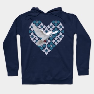 Flying White Dove Hoodie